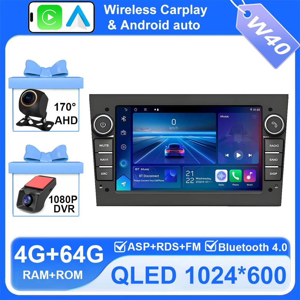 7-inch Android Car Radio with CarPlay GPS for Opel Astra Vectra Zafira - image 30