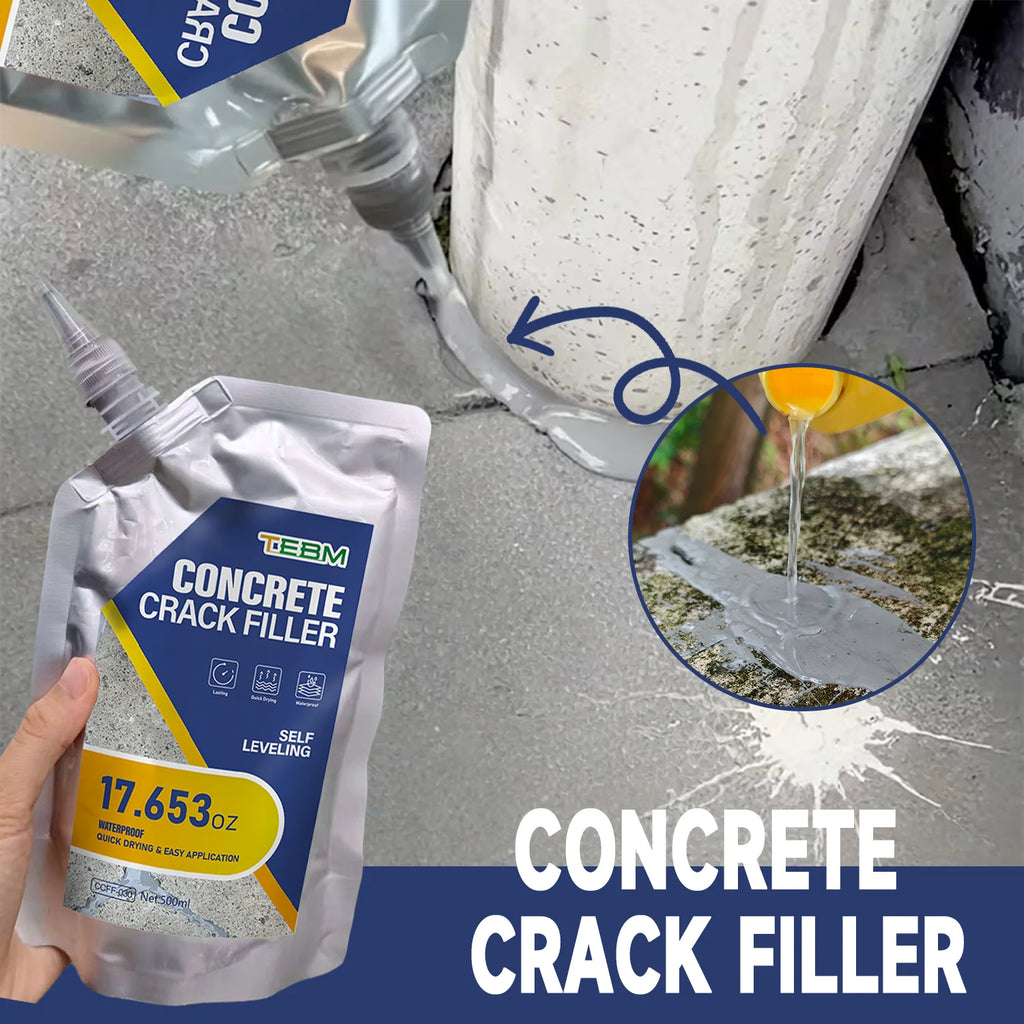Asphalt and concrete crack filler, driveway repair sealant in 200ml and 500ml