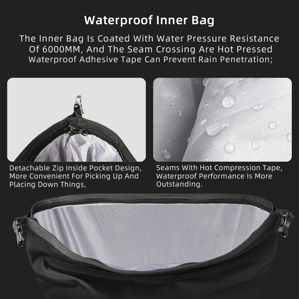 Rhinowalk 25-32L Quick-Release Expandable Tail Bag - image 5