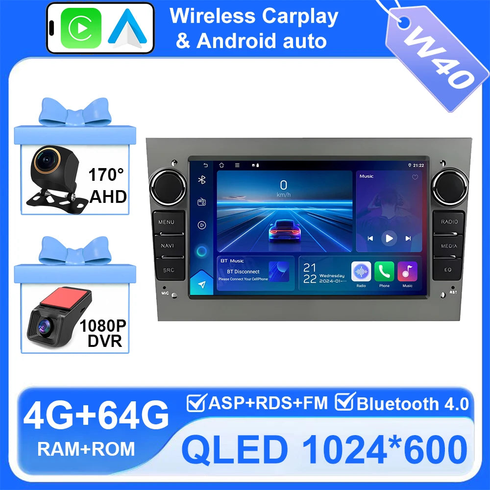 7-inch Android Car Radio with CarPlay GPS for Opel Astra Vectra Zafira - image 18