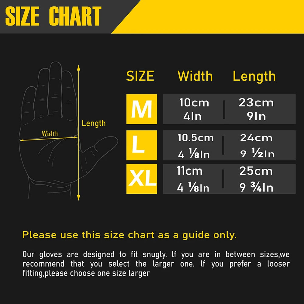 6 Pairs Heavy-Duty Nitrile Coated Work Gloves, Non-Slip Lightweight Breathable