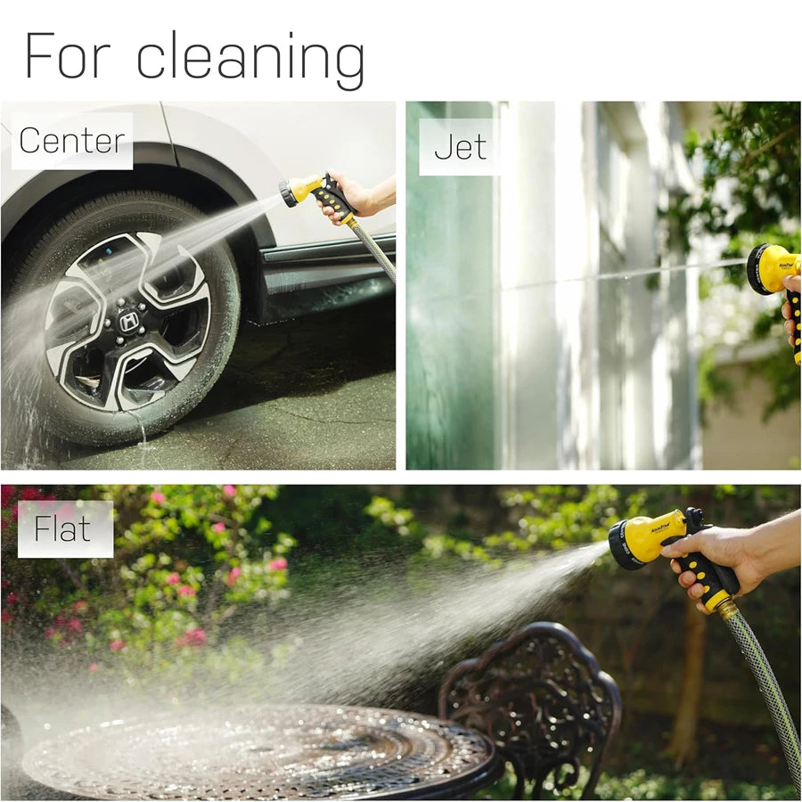 Garden Hose Nozzle Spray Nozzle Heavy Duty Watering Patterns Watering Plants Lawn Garden Washing Cars Cleaning Showering Pets