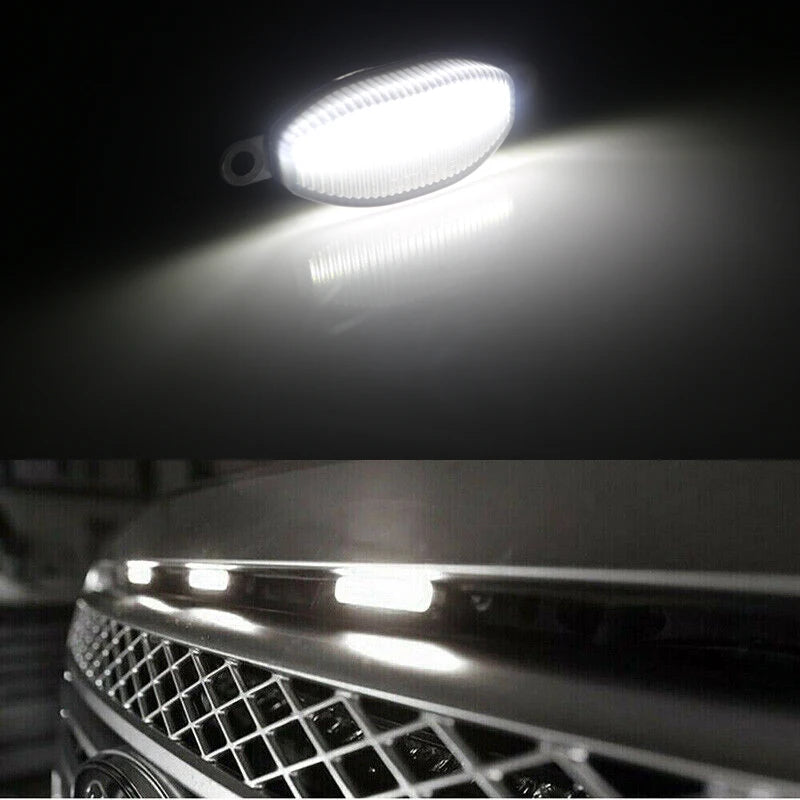 Universal Amber LED Grille Marker Lights for Trucks & SUVs - image 8