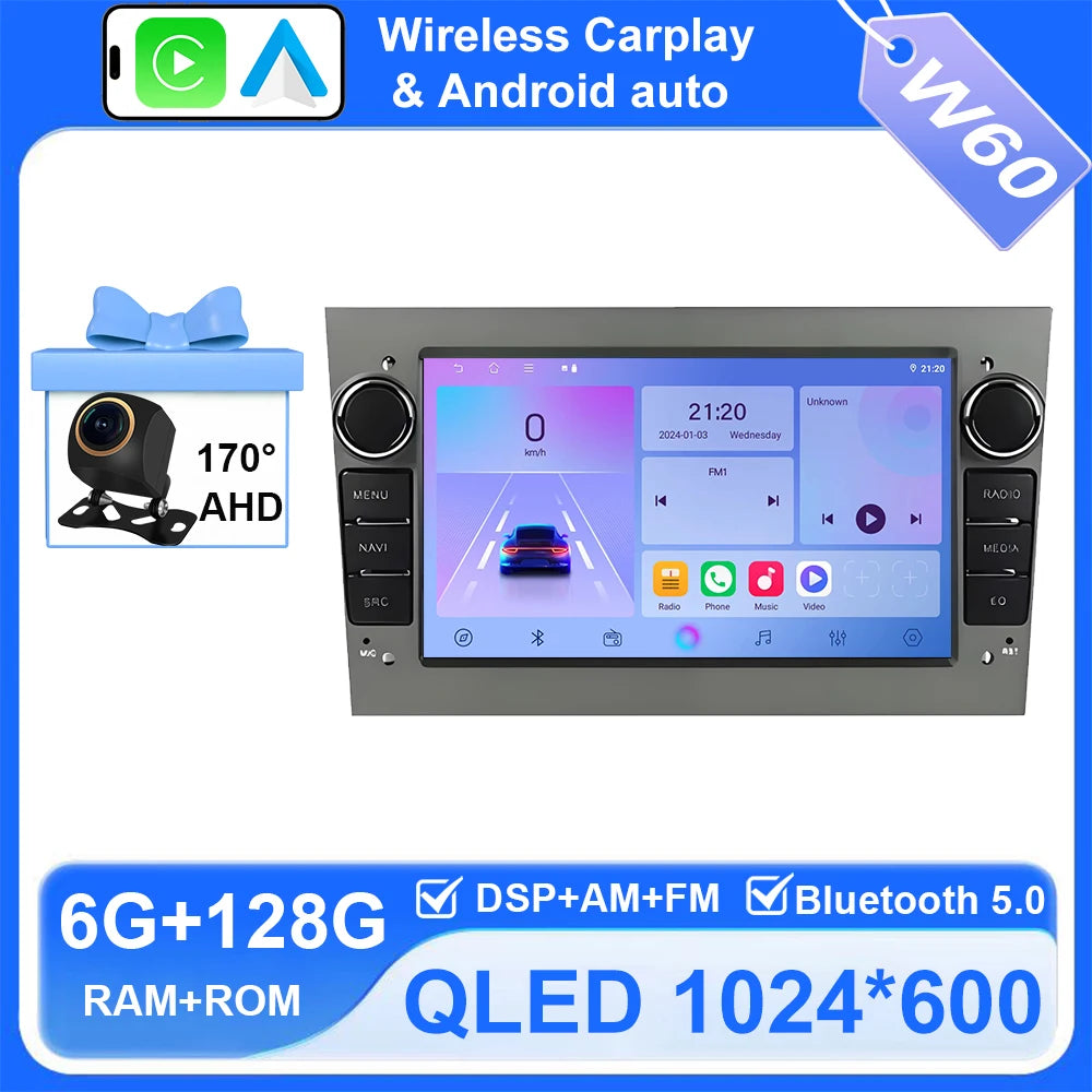 7-inch Android Car Radio with CarPlay GPS for Opel Astra Vectra Zafira - image 27