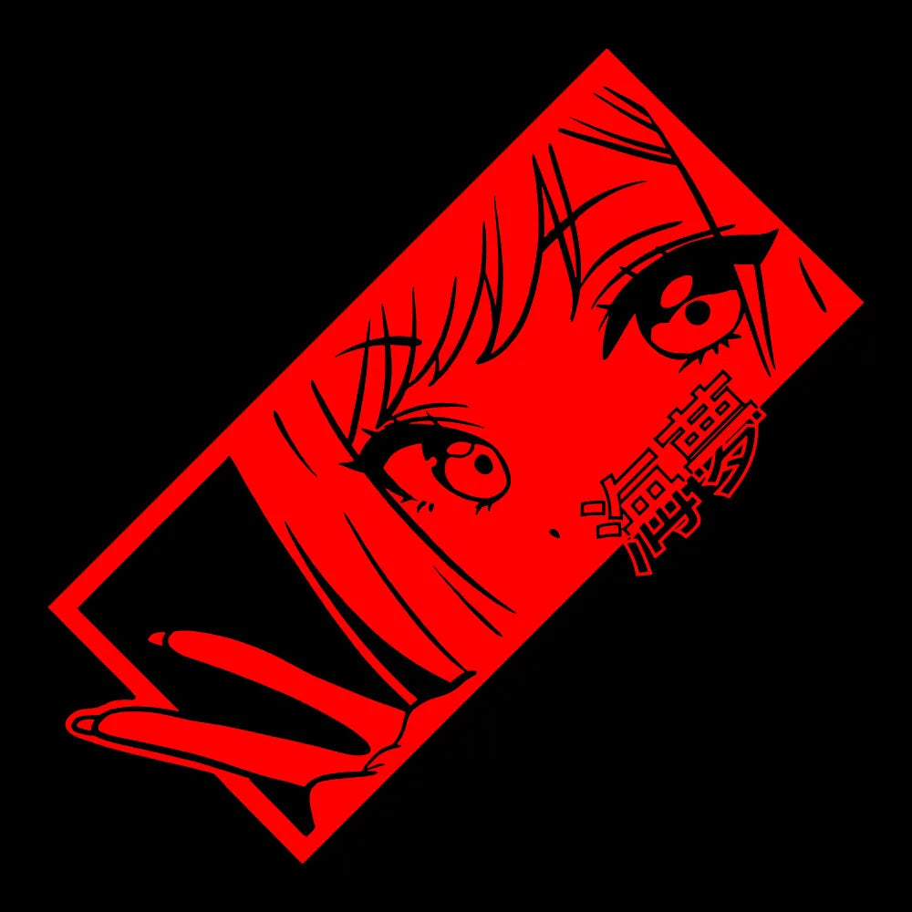 Holographic Anime Car Decal - Waterproof JDM Vinyl Sticker - image 21