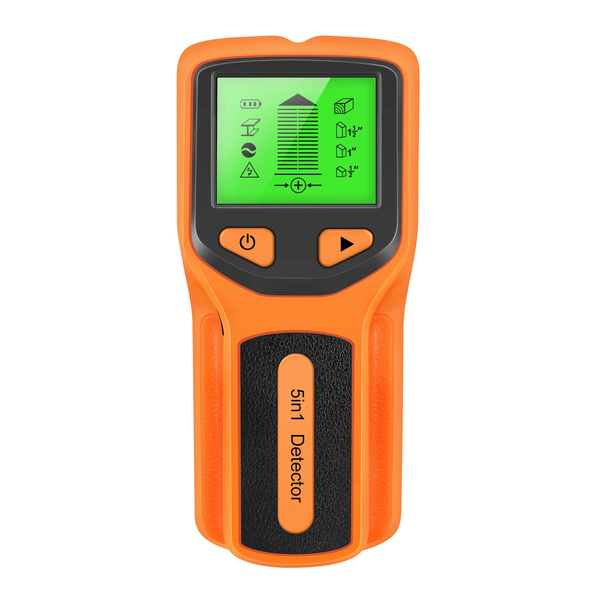 5 in 1 Stud Finder Wall Scanner, Multifunctional Wall Detector for Wood Metal Studs & Live AC Wires, LCD Display Wall Sensor