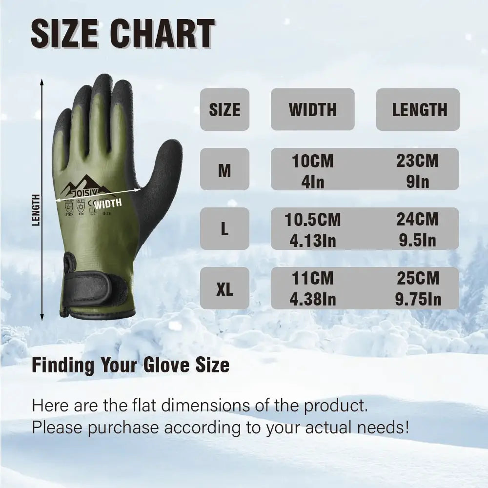 Winter Work Gloves with Thermal Liner – Latex Coated Grip