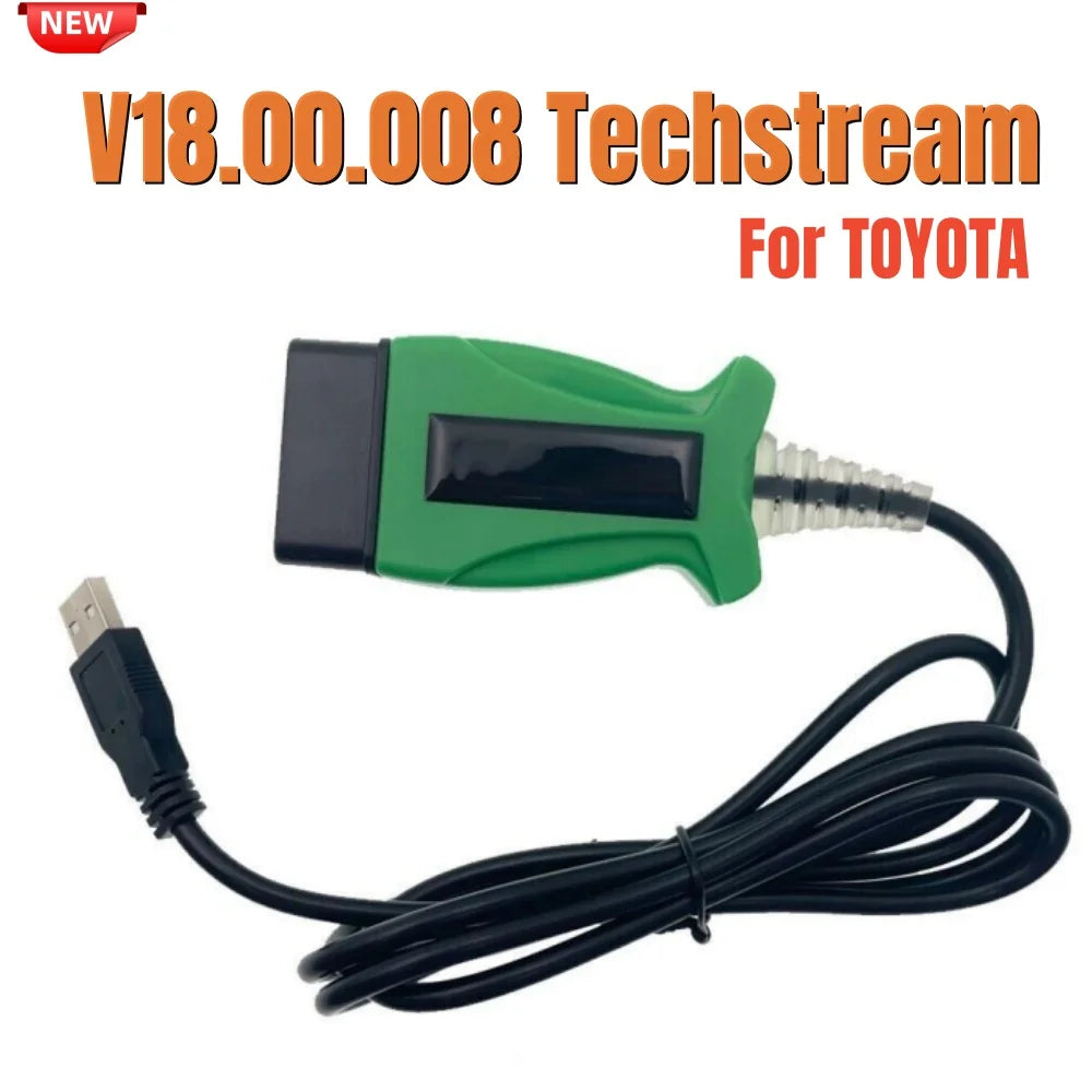 Techstream OBDII Diagnostic Cable for Toyota - Car Repair Tool