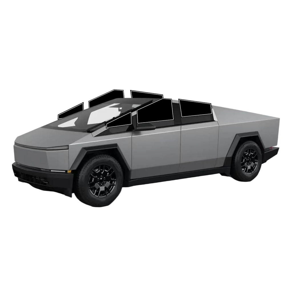 Precut Window Tint for Tesla Cybertruck Accessories 2024-2026 Sun Shade Uv Block Heat Glare 2Ply Window Protector Privacy Films