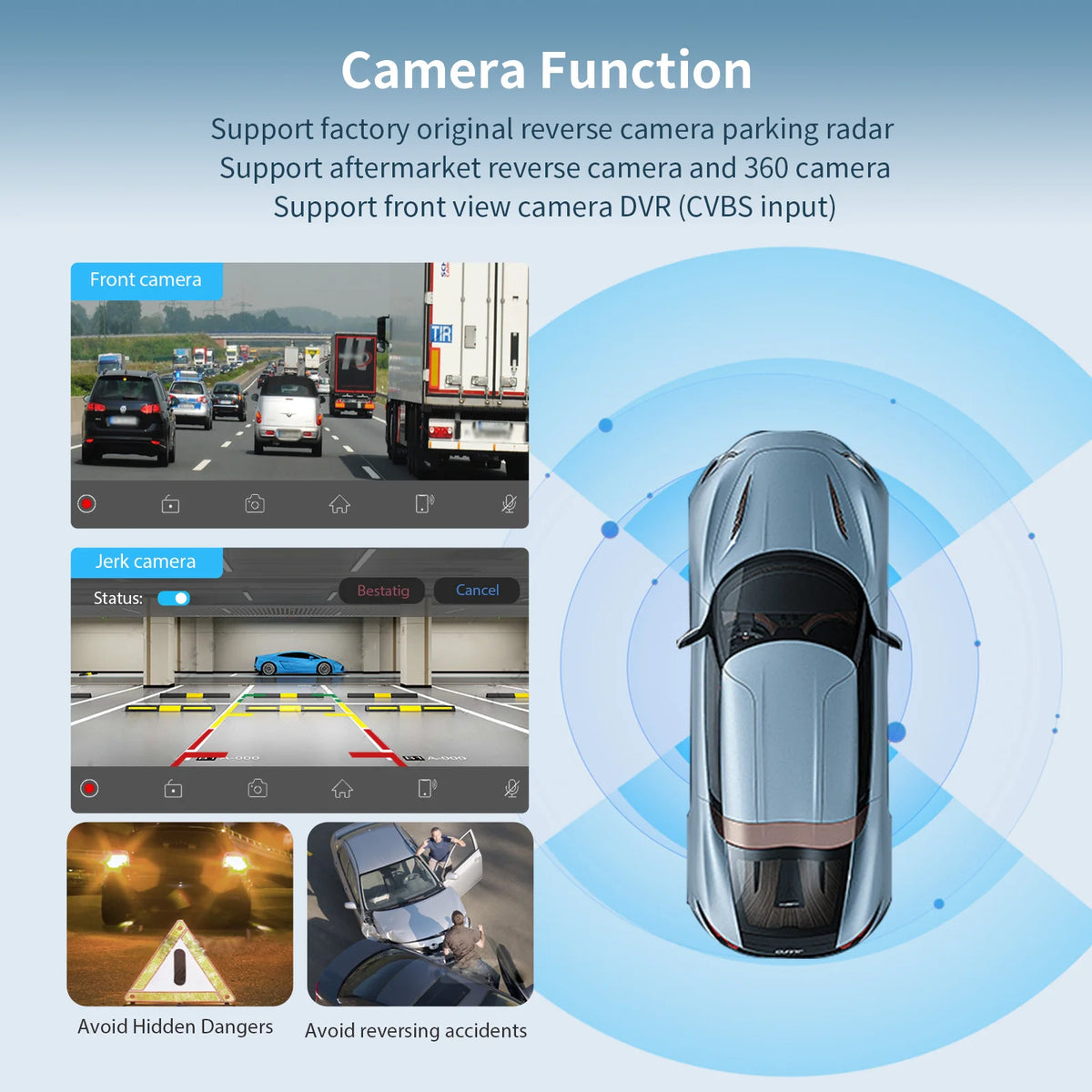 12.3'' Wireless CarPlay & Android Auto Screen for Mercedes-Benz - image 4