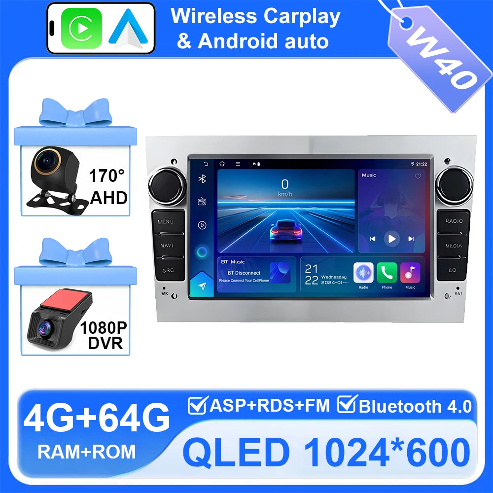 7-inch Android Car Radio with CarPlay GPS for Opel Astra Vectra Zafira - image 15