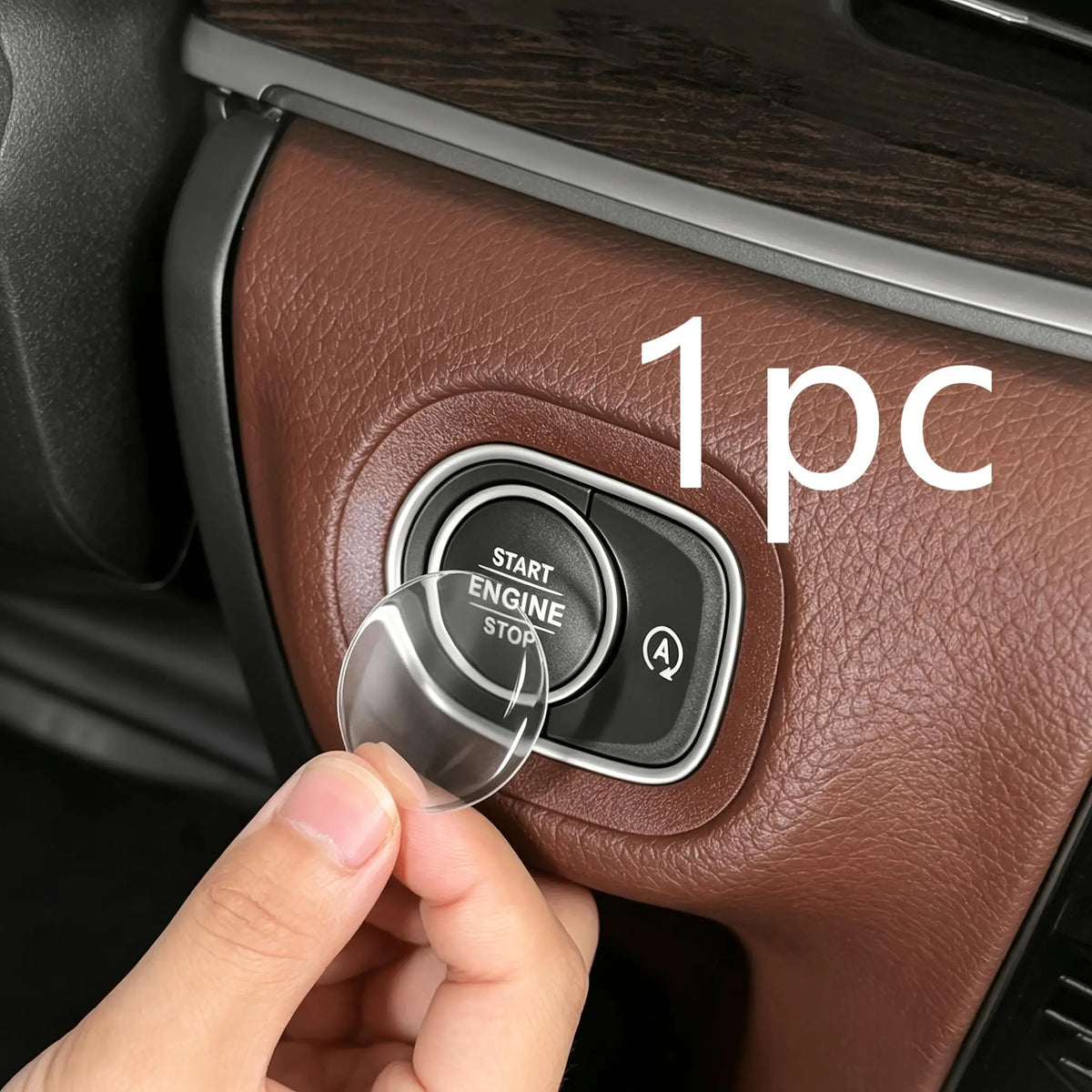 Clear Protective Sticker for Car Start/Stop Button