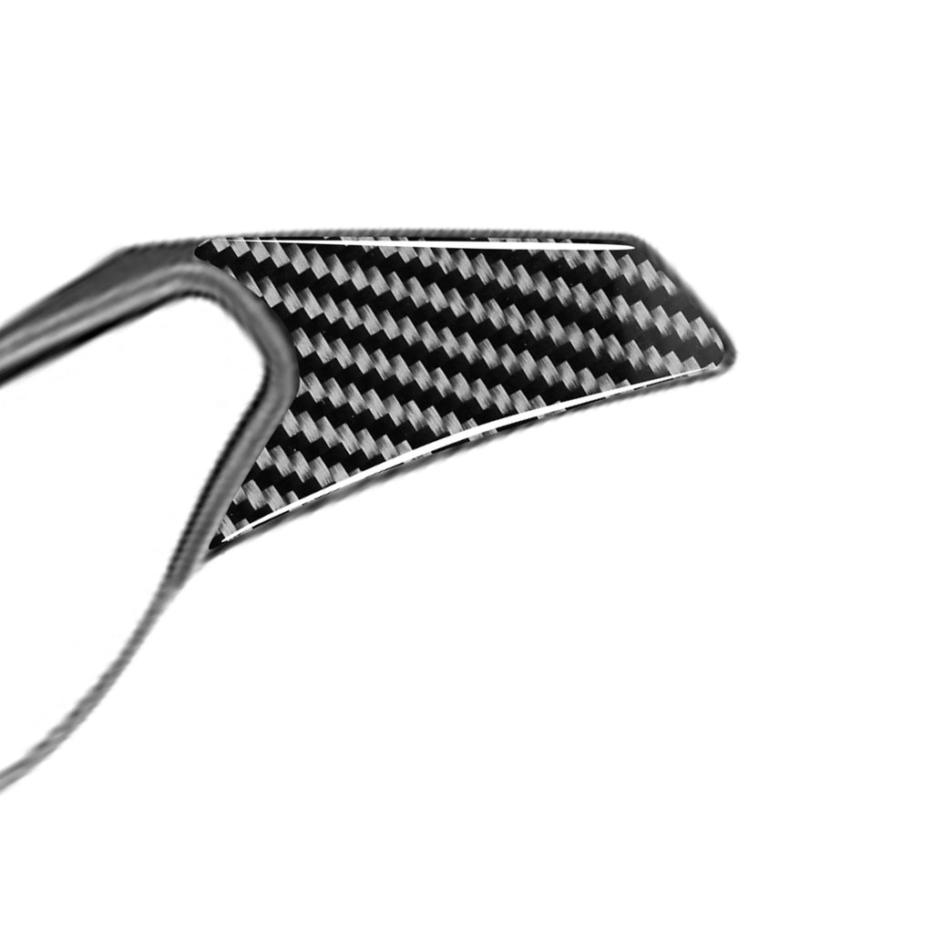 For Jaguar F-PACE 2016 2017 2018 2019 2020 Accessories Interior Carbon Fiber Steering Wheel Paddle Shifter Shift Extension