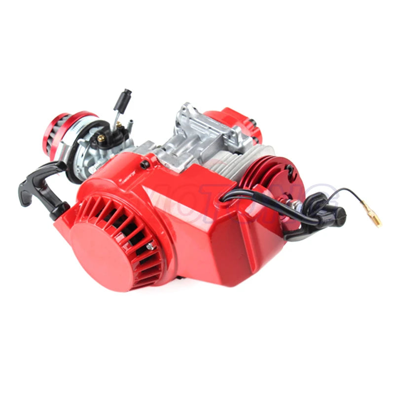 49cc 2-Stroke Complete Engine with Carburetor for Pocket Bike and ATV