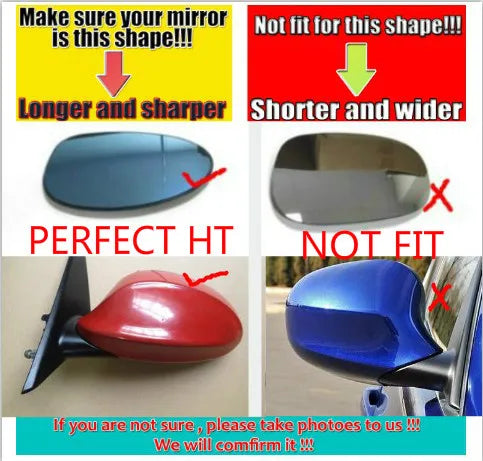 BMW M3 Style Mirror Caps for E90 E91 E92 E93 1 Series 3 Series - image 2