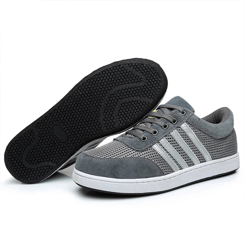 Steel Toe Work Shoes Safety Boots Anti-Smashing Anti-Slip Steel Puncture Proof Construction Men Woman Sneakers Shoes 2026 New