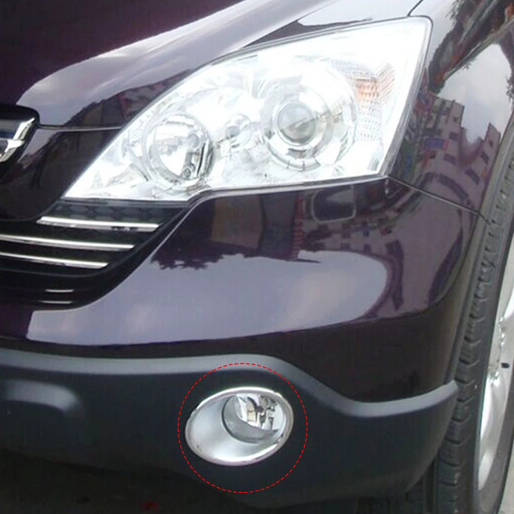 Chrome Fog Light Trim Covers for Honda CR-V 2007-2009 - image 10