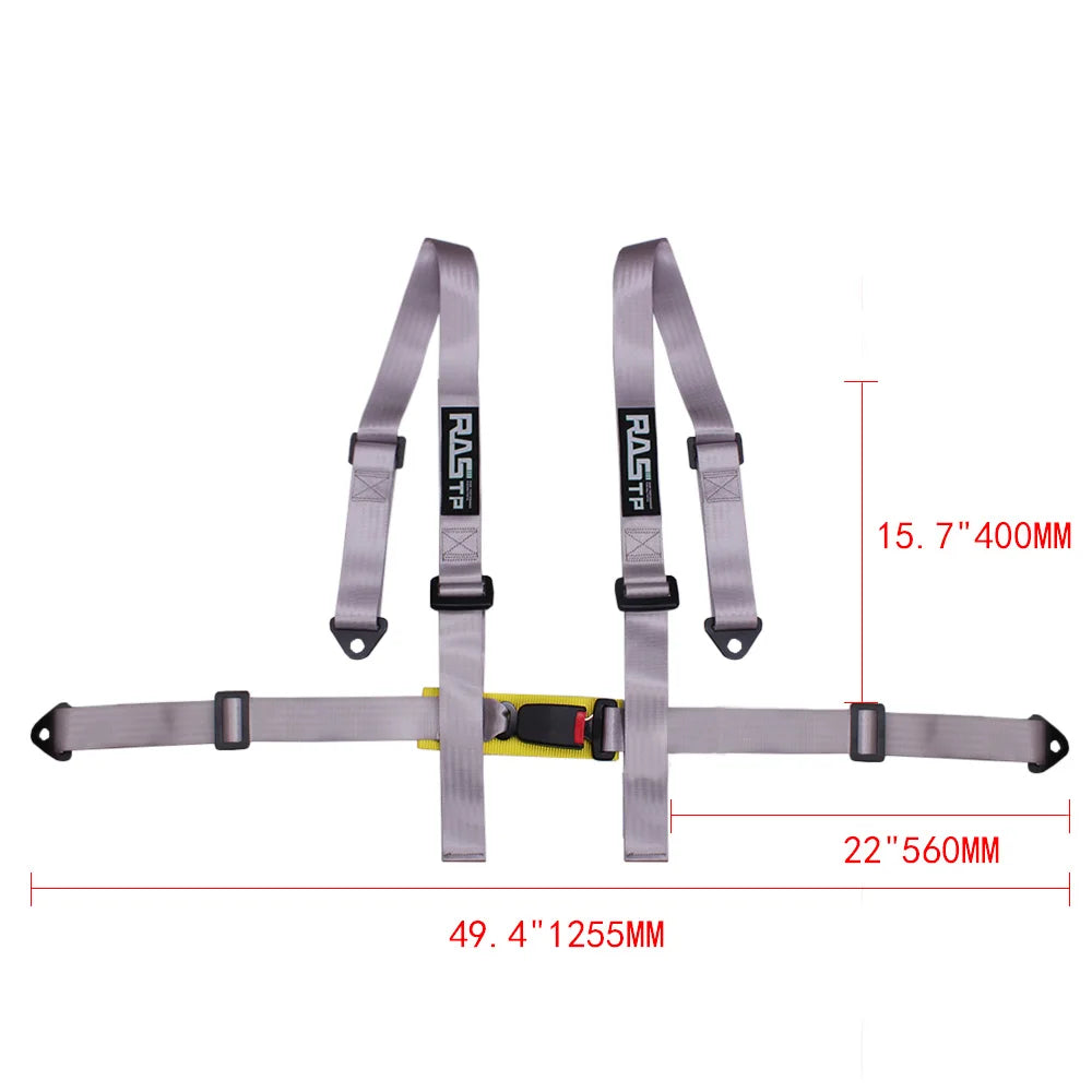 2-Inch Universal 4-Point Racing Harness Seat Belt - image 17
