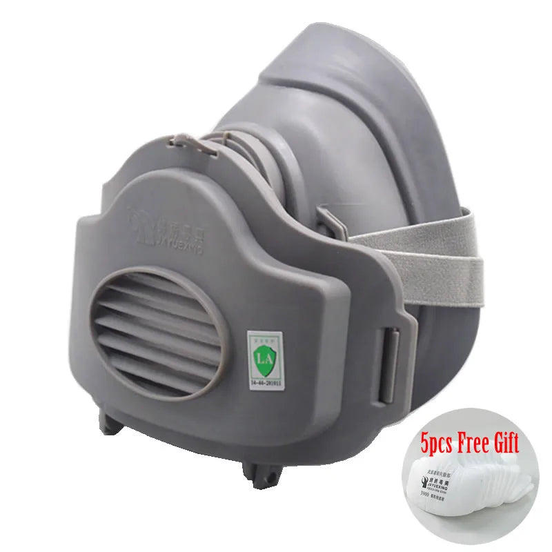 Half Face Dust Mask Respirator with Cotton Filter for Carpentry and DIY
