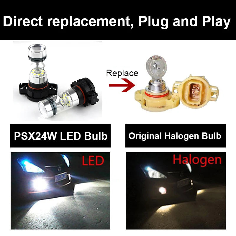 LED Daytime Running Lights for 2017-2019 Jeep Compass - image 8