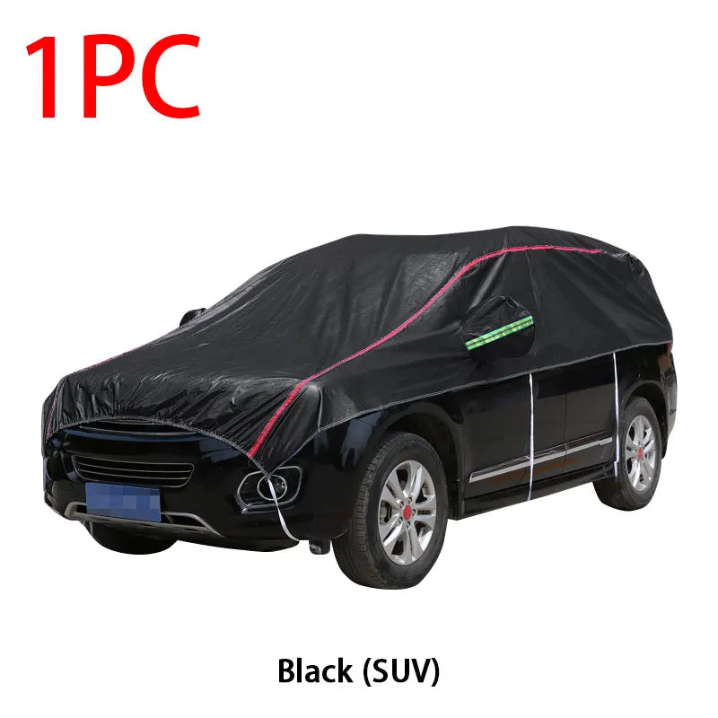 Universal Waterproof Half Car Cover, Oxford, Sun, Rain & Snow Protection