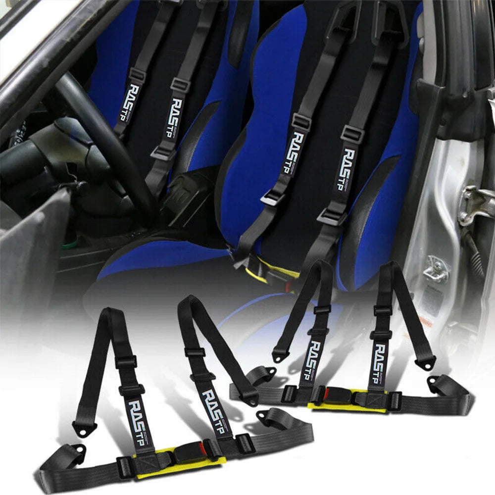 2-Inch Universal 4-Point Racing Harness Seat Belt - image 6