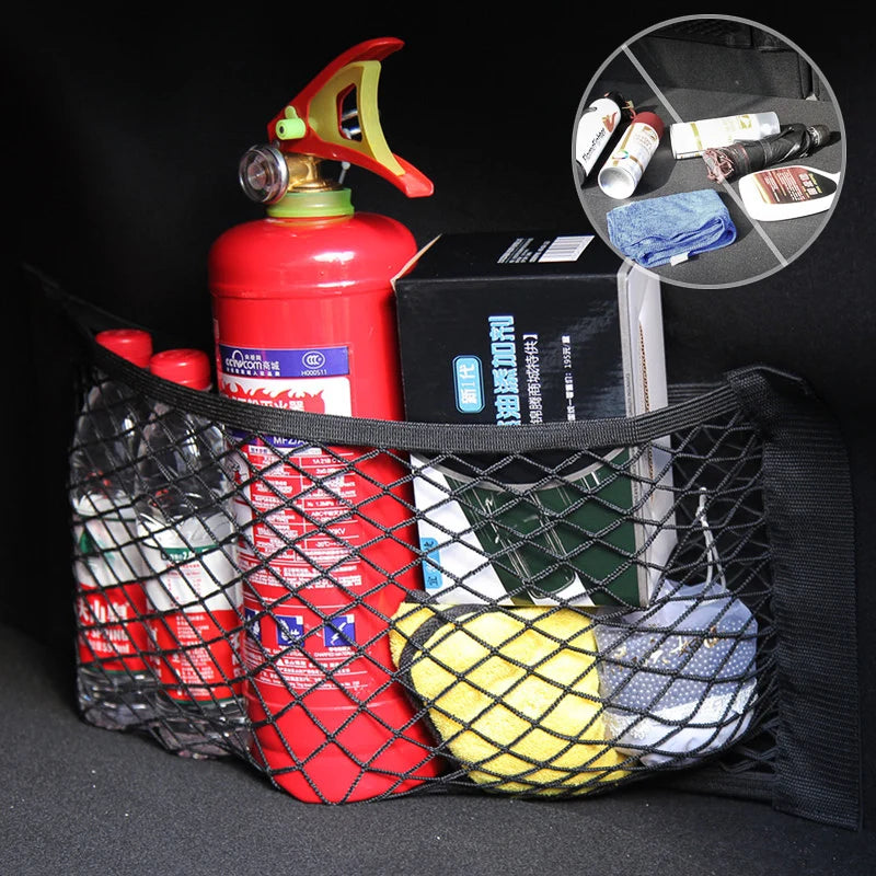 Elastic Mesh Cargo Net Pocket for Car Trunk and Seat Back
