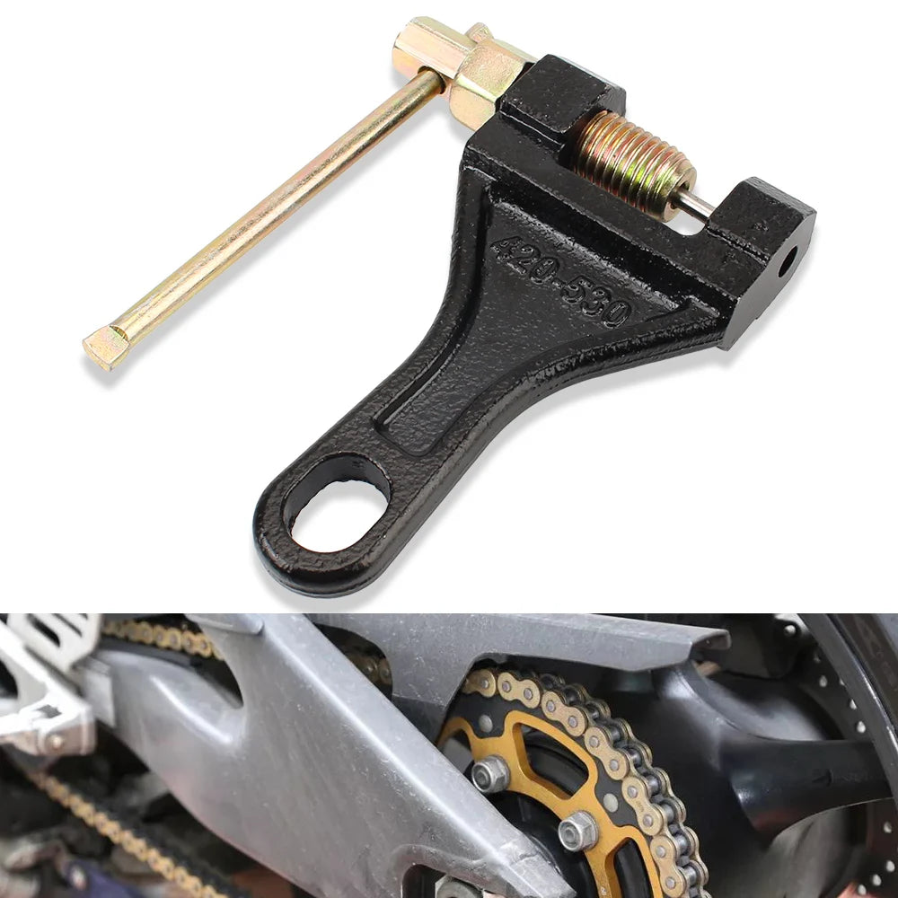 Chain Breaker Tool for 420-530 Motorcycle & Bike Chains - image 7