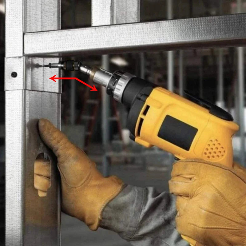 Magnetic 1/4" Hex Quick Change Screwdriver Bit Holder Extension Rod - image 5