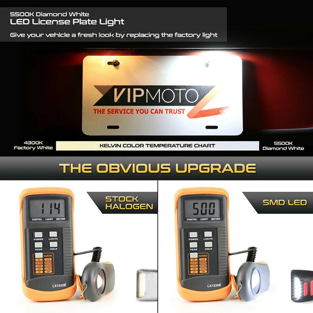 Super Bright LED License Plate Lights for Ford F-150 F-250 (2 Pack) - image 8