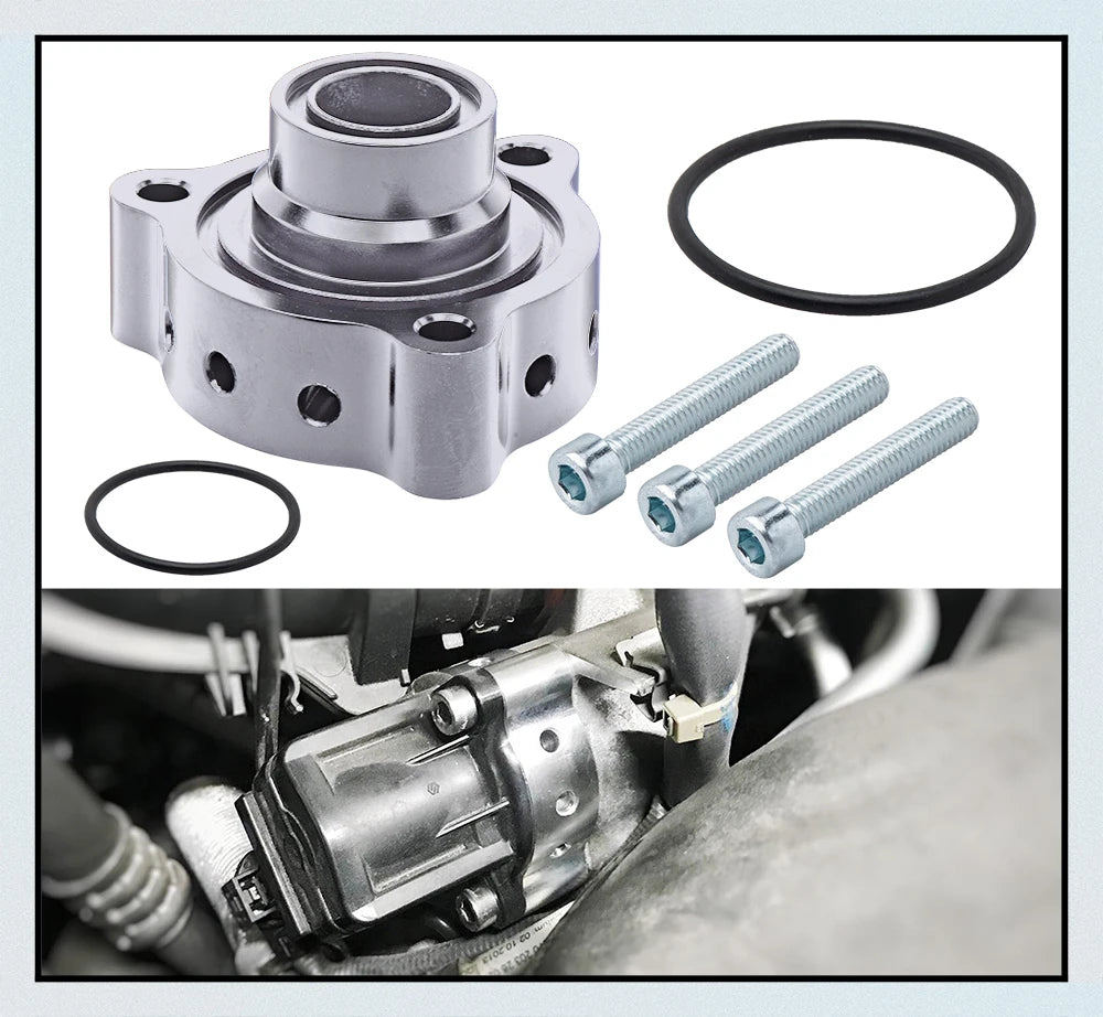 New Aluminum black turbo blow off valve bov sound Adaptor for A180, A250, CLA 250 & GLA 250 FMSPMER