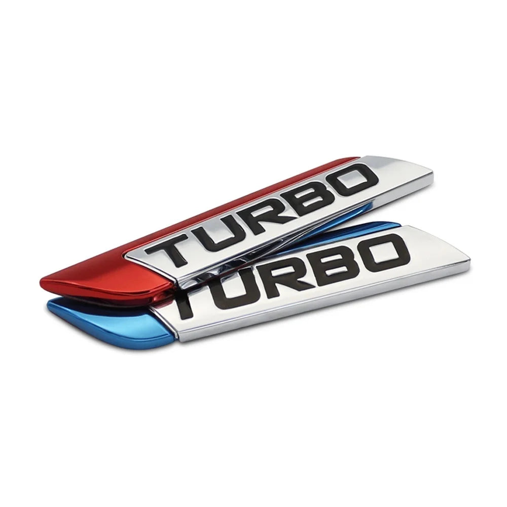 3D Metal Turbo Emblem Badge Decal for Car Body, DIY Styling - view 11