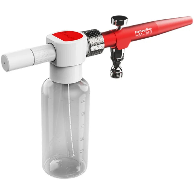 HobbyMie HM-160 Wash Free Modular Airbrush Kit No-Clean Spray Gun for Model Hobby Painting
