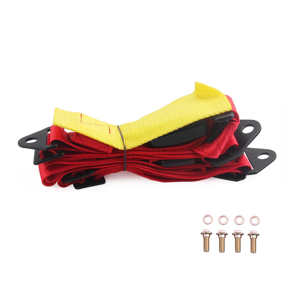 2-Inch Universal 4-Point Racing Harness Seat Belt - image 3