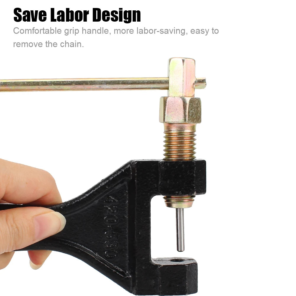 Chain Breaker Tool for 420-530 Motorcycle & Bike Chains - image 5