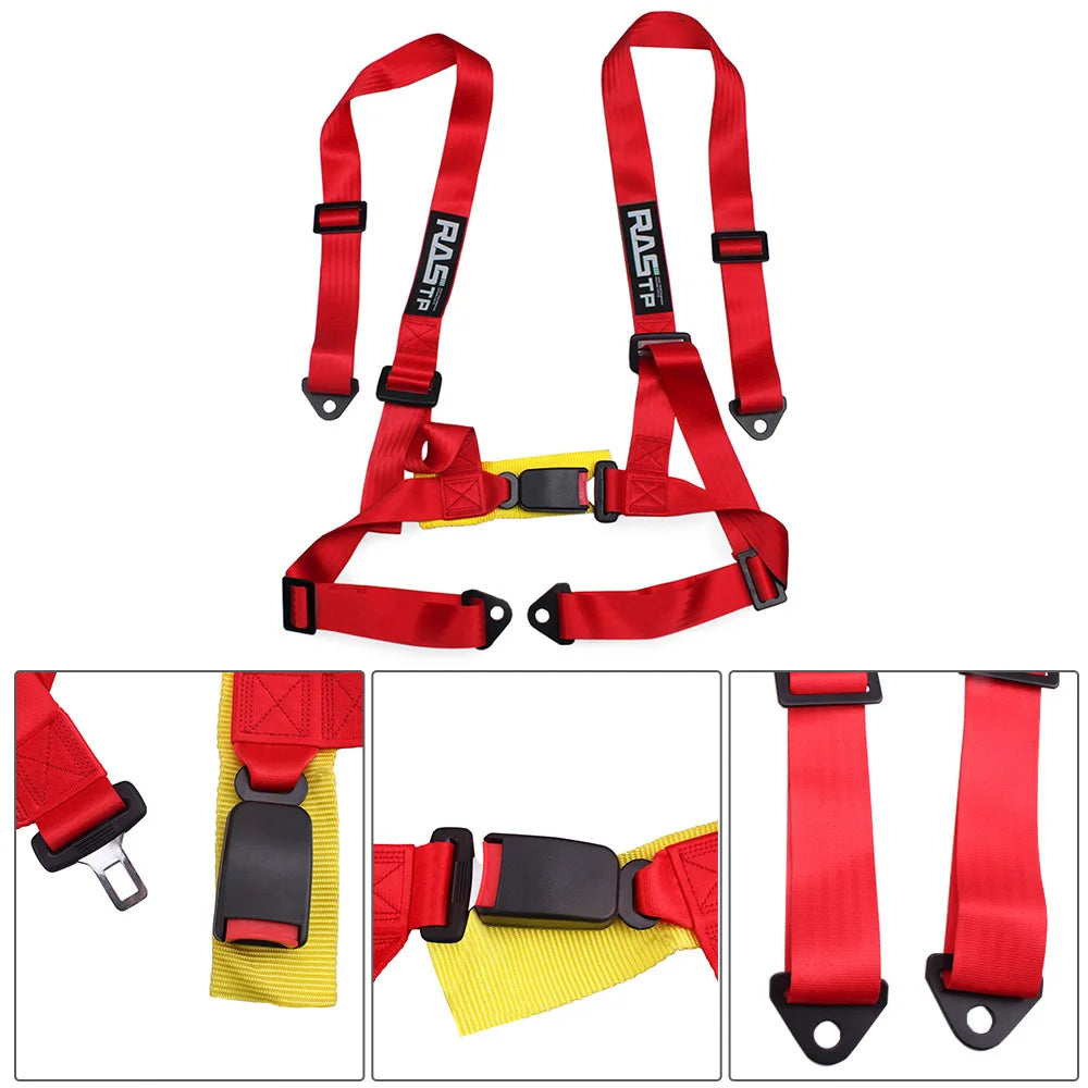 2-Inch Universal 4-Point Racing Harness Seat Belt - image 15