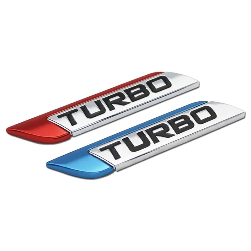 3D Metal Turbo Emblem Badge Decal for Car Body, DIY Styling - view 18