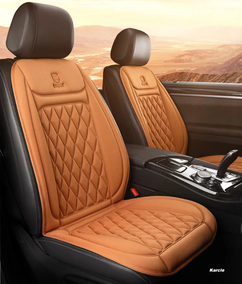 12-24V Heated Car Seat Cover with 3 Heat Settings