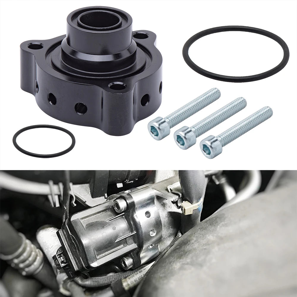 New Aluminum black turbo blow off valve bov sound Adaptor for A180, A250, CLA 250 & GLA 250 FMSPMER
