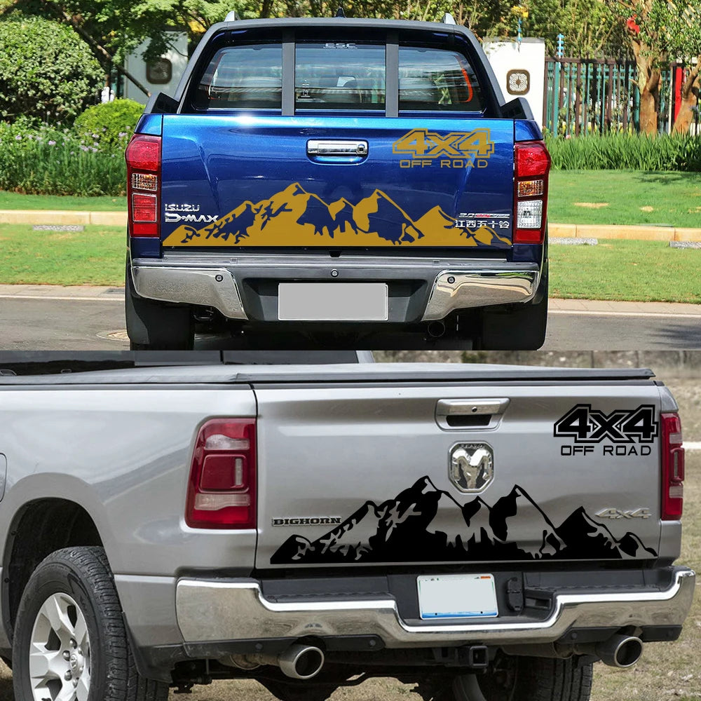 4X4 Off Road Graphic Vinyl Decal - Car Sticker for Pickup Trucks - image 3