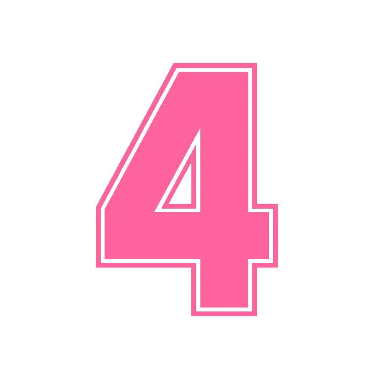 15cm Reflective Racing Number Decals, 0 to 9, for Car and Motorcycle - view 11