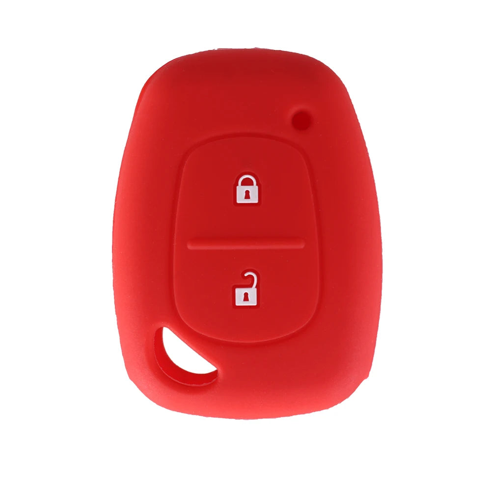 Silicone 2-Button Key Fob Cover for Renault Kangoo, Opel Vivaro & More
