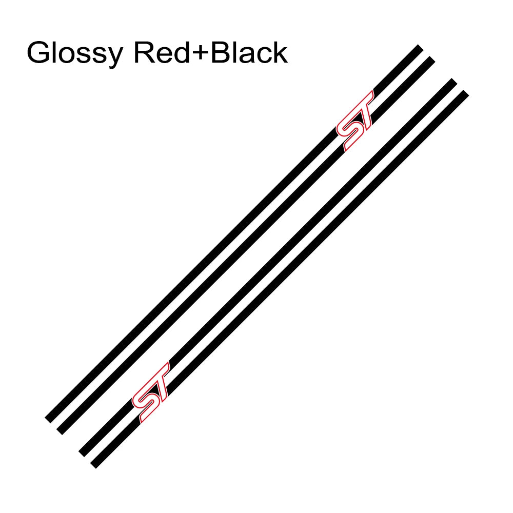 Ford Focus Side Stripe Decals – Self-Adhesive Car Styling Vinyl - image 7