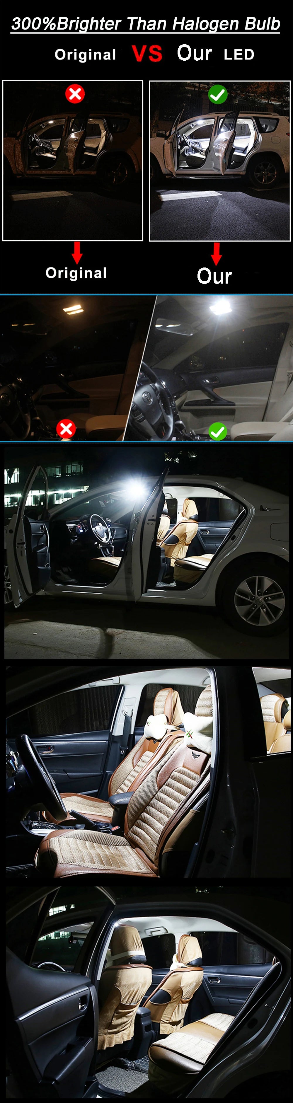 Canbus LED Interior Light Kit for Chevy Tahoe 1992-2014 - image 7