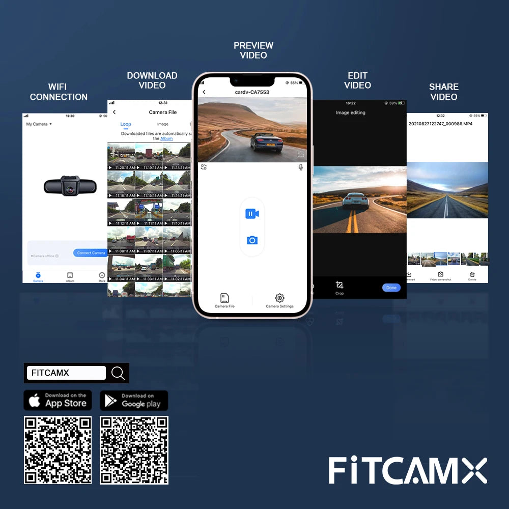 Fitcamx 4K Dash Cam for Dodge RAM 1500/2500/3500 2019-2026 - image 6