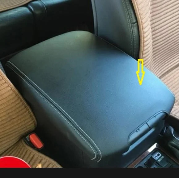 Toyota Land Cruiser Prado 120 Microfiber Leather Armrest Cover - image 2