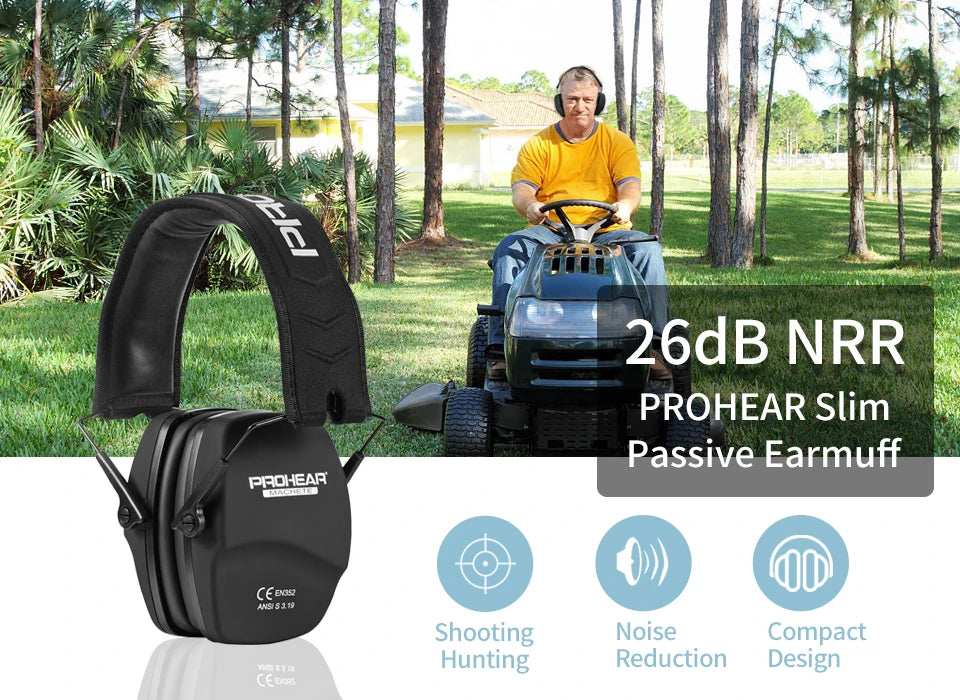 ZOHAN NRR 26dB Ear Protection Earmuffs for Shooting - image 11
