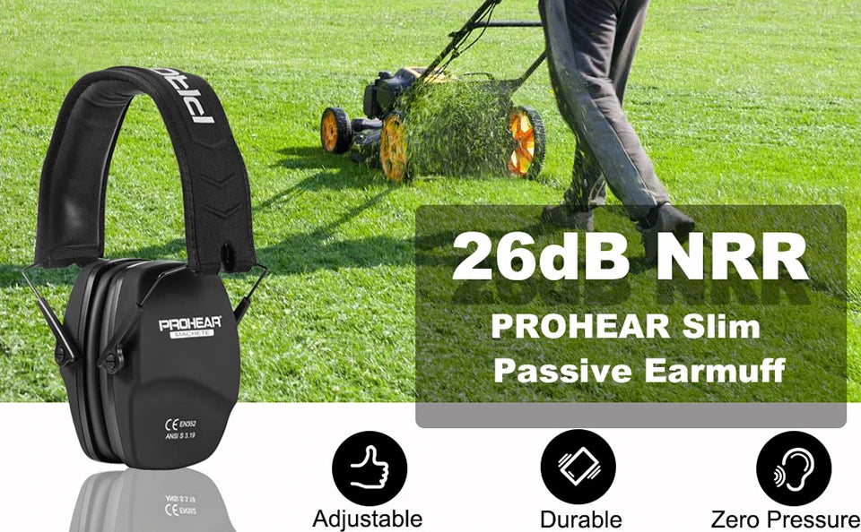ZOHAN NRR 26dB Ear Protection Earmuffs for Shooting - image 9