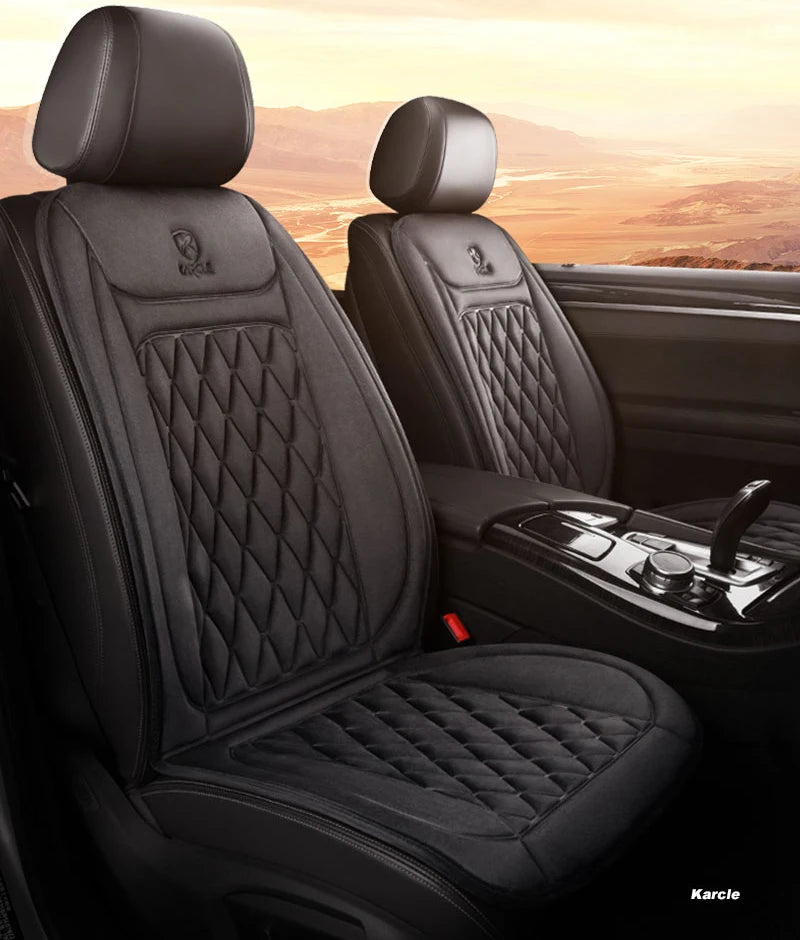 12-24V Heated Car Seat Cover with 3 Heat Settings