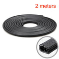 Car door edge seal strip, U-shape anti-scratch guard trim in 2m, 5m and 10m